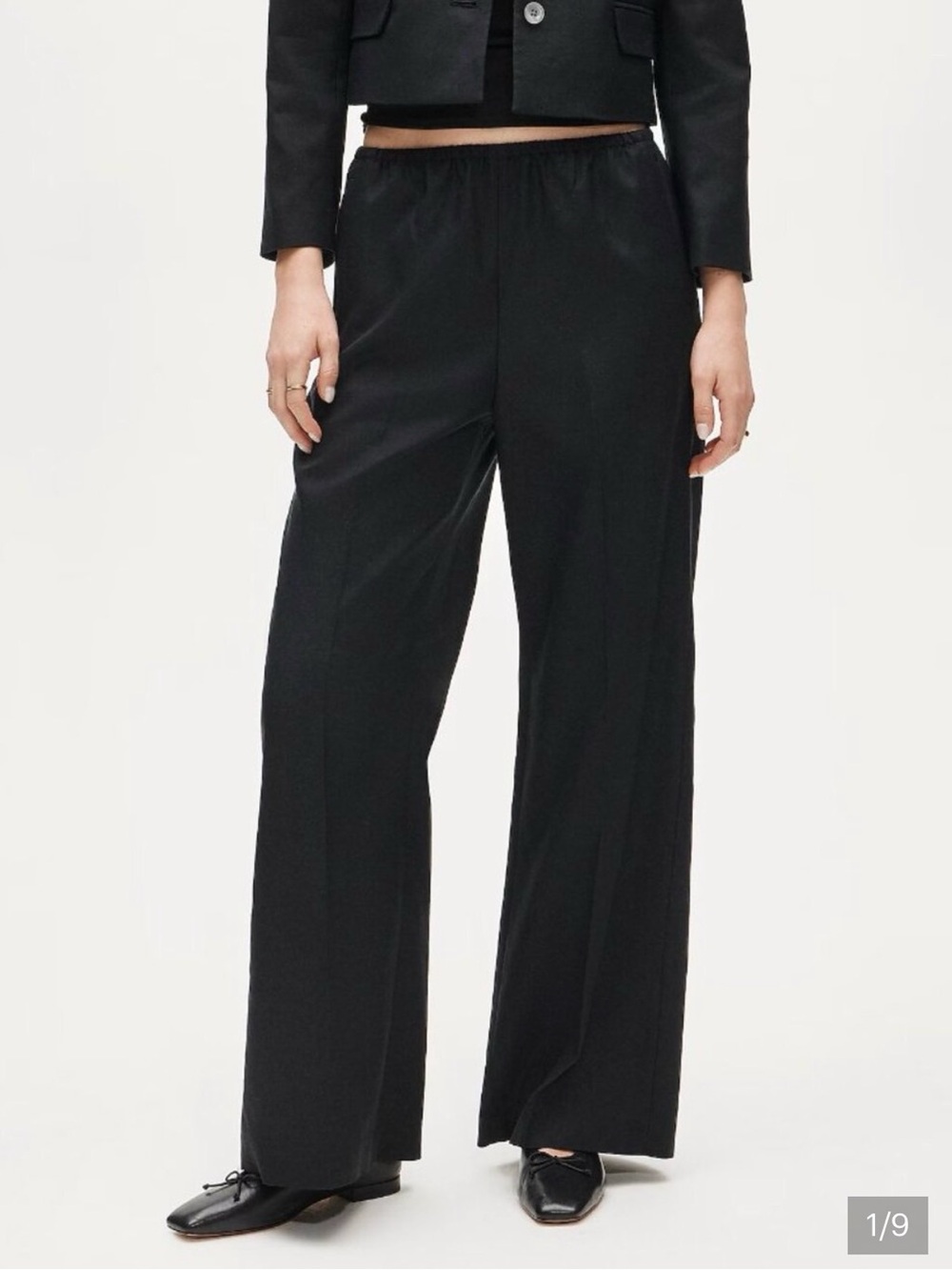 Cosmo pant in Gramercy linen blend black